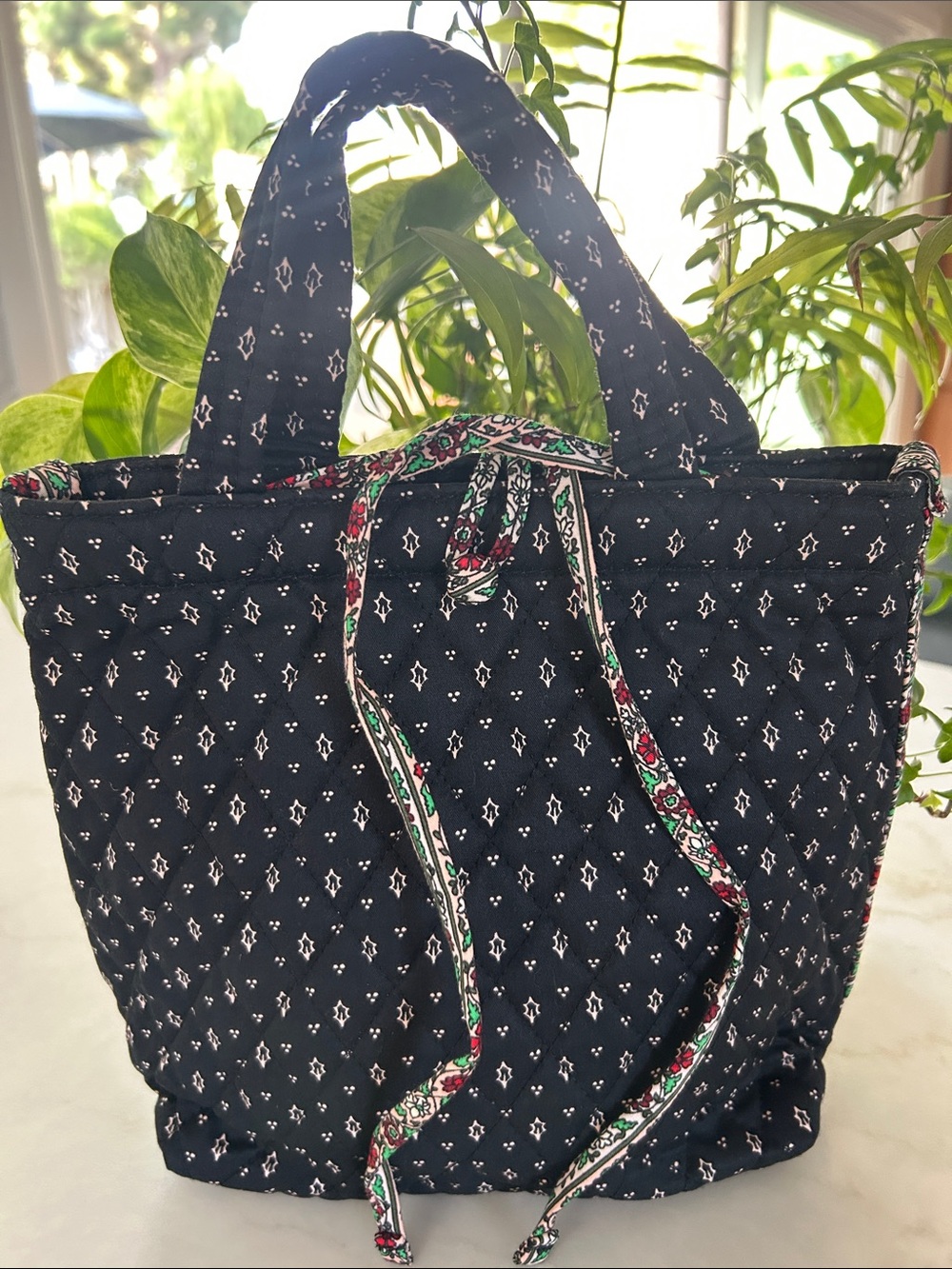 Vera Bradley Mini Original Tote - Holly‎ Days (NWOT)